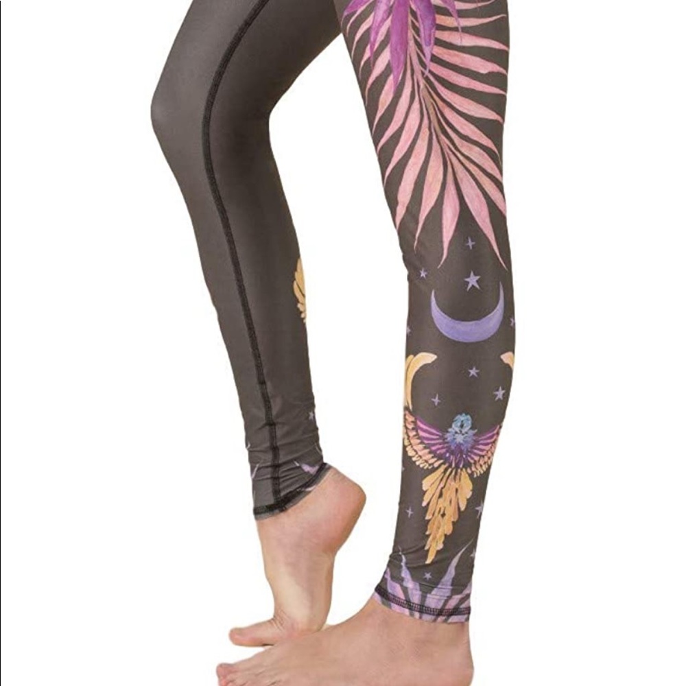 TEEKI “phoenix rising” hot pant leggings